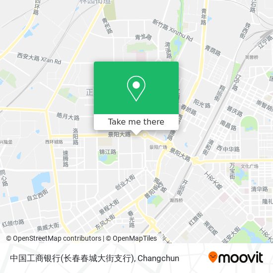中国工商银行(长春春城大街支行) map