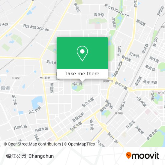 锦江公园 map