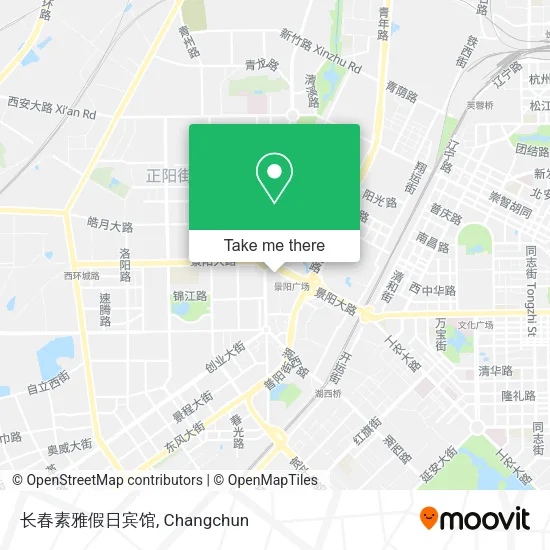 长春素雅假日宾馆 map
