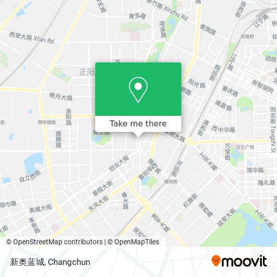 新奥蓝城 map