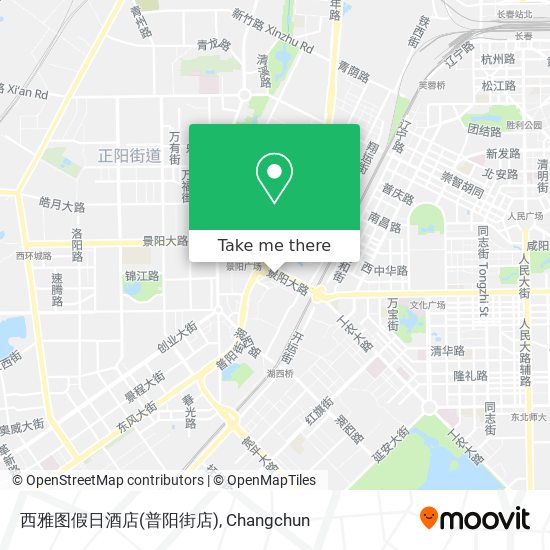 西雅图假日酒店(普阳街店) map