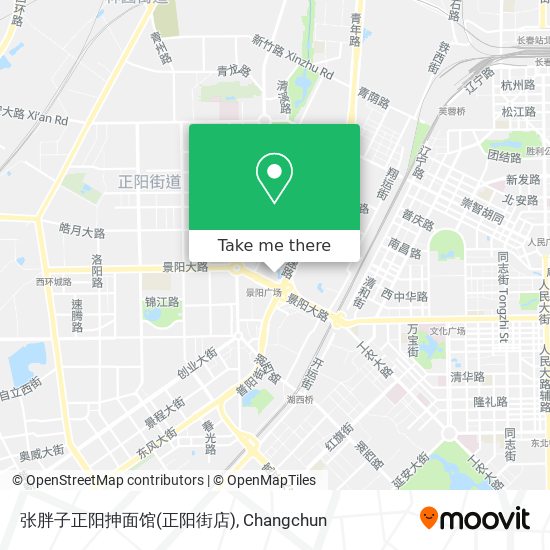 张胖子正阳抻面馆(正阳街店) map