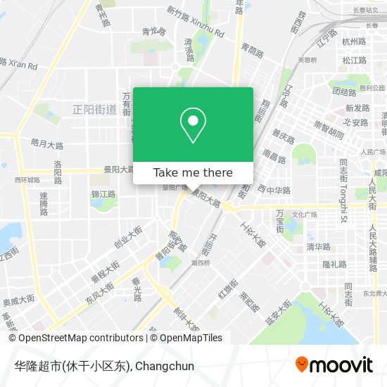 华隆超市(休干小区东) map