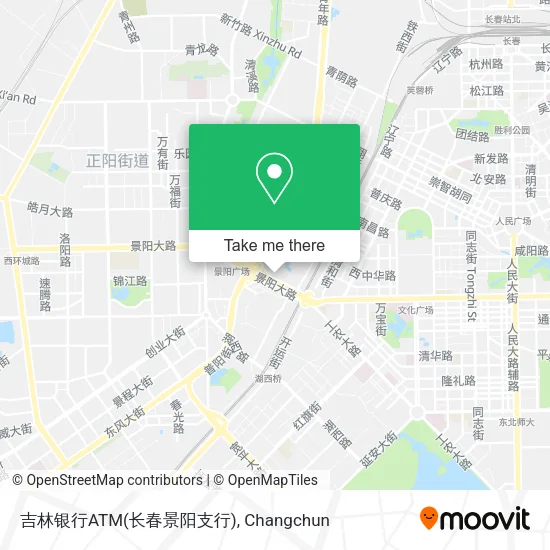 吉林银行ATM(长春景阳支行) map