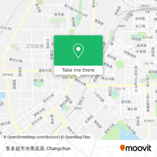 客多超市水果蔬菜 map