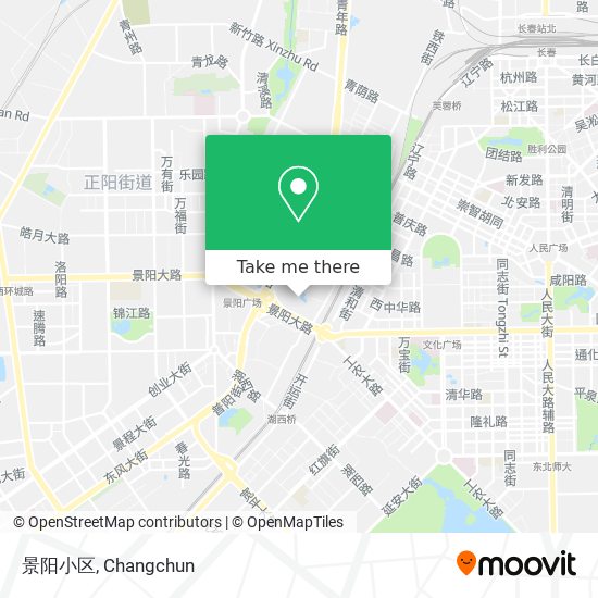 景阳小区 map