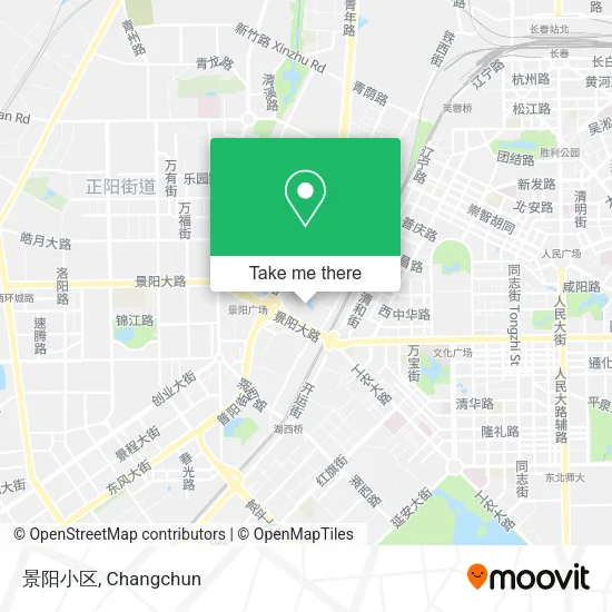 景阳小区 map