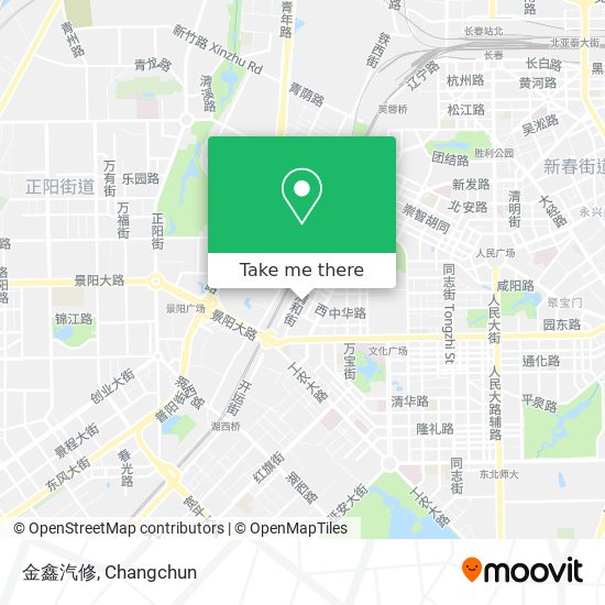 金鑫汽修 map