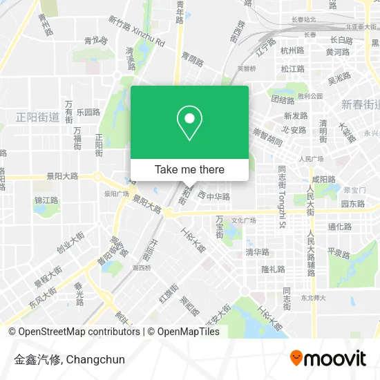 金鑫汽修 map