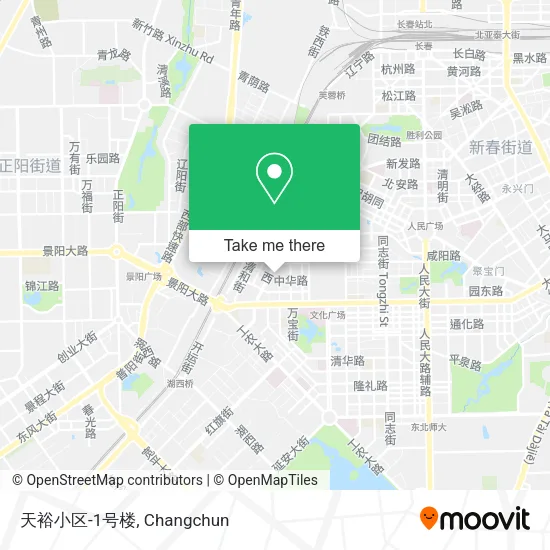 天裕小区-1号楼 map