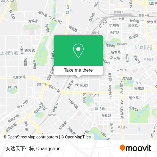 安达天下-1栋 map