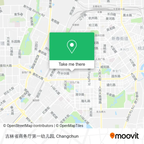 吉林省商务厅第一幼儿园 map