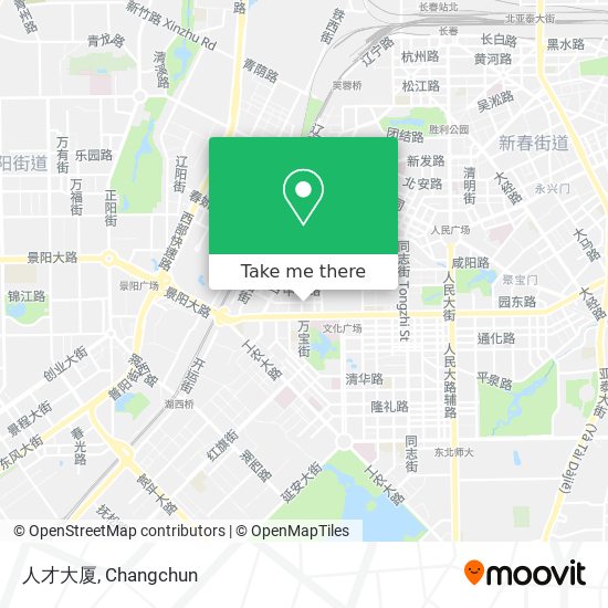 人才大厦 map