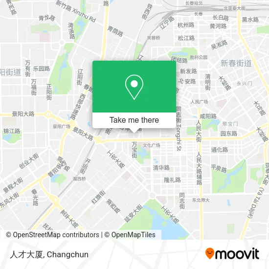 人才大厦 map