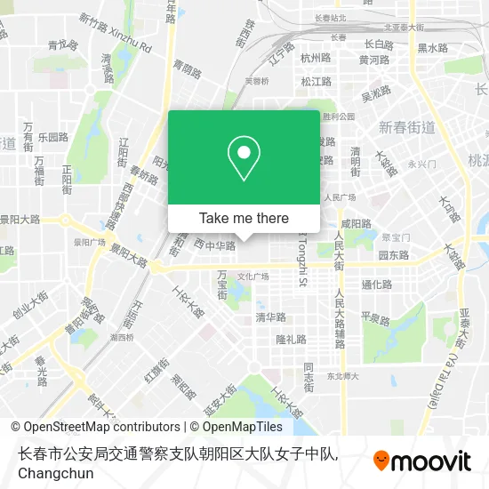 长春市公安局交通警察支队朝阳区大队女子中队 map