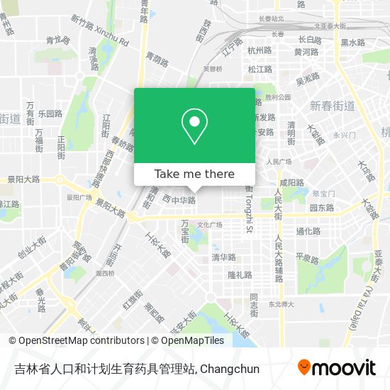 吉林省人口和计划生育药具管理站 map