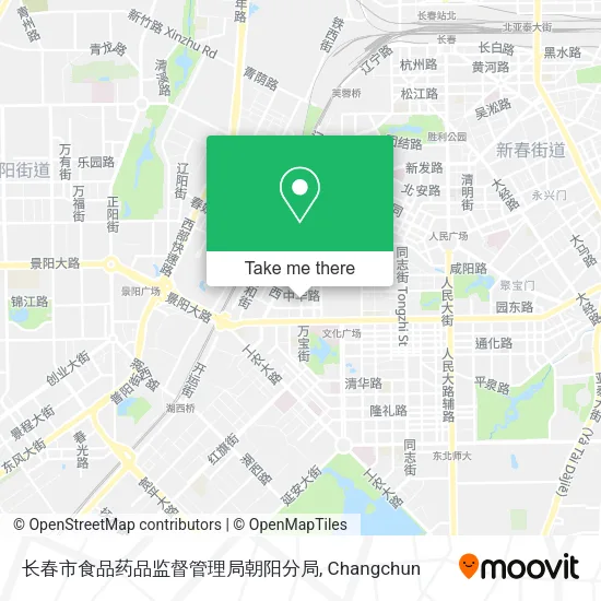 长春市食品药品监督管理局朝阳分局 map