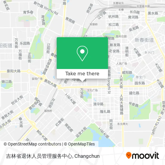 吉林省退休人员管理服务中心 map