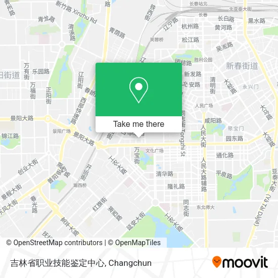 吉林省职业技能鉴定中心 map