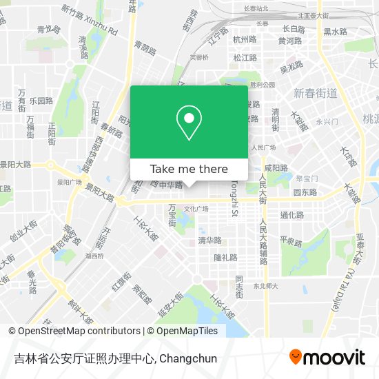 吉林省公安厅证照办理中心 map