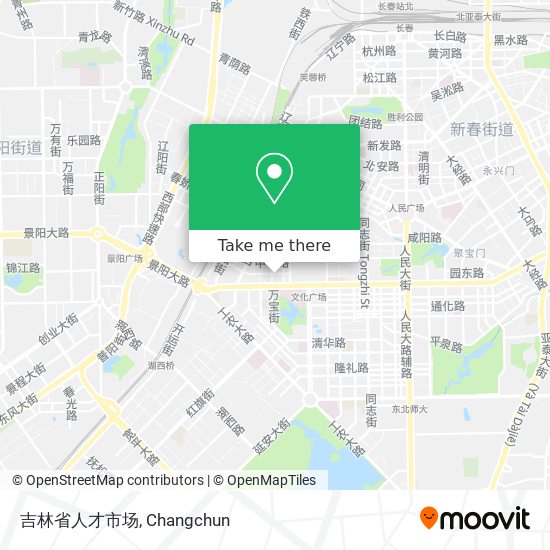 吉林省人才市场 map