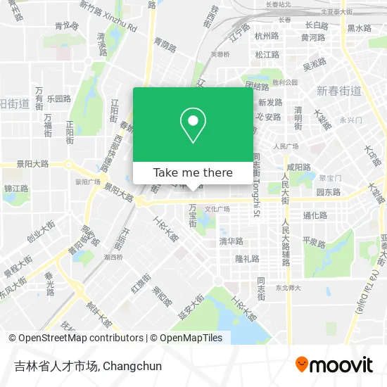 吉林省人才市场 map