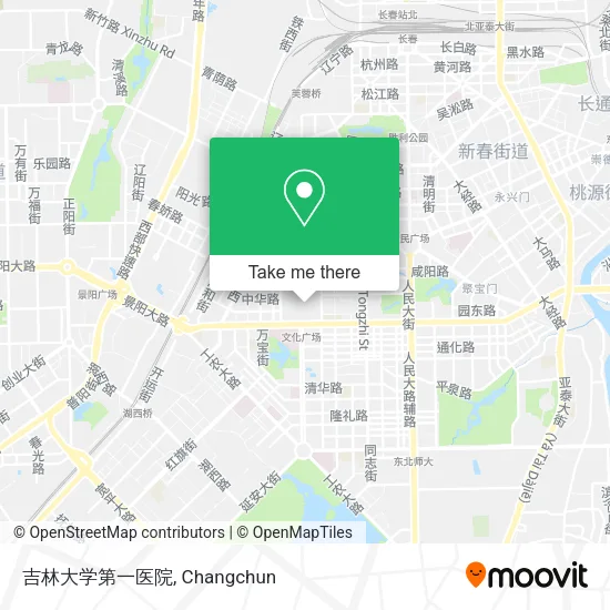 吉林大学第一医院 map