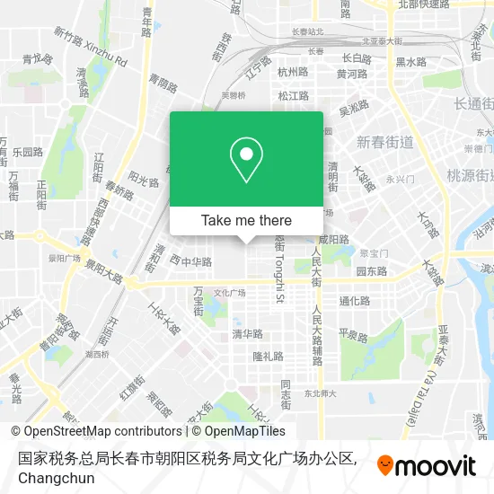 国家税务总局长春市朝阳区税务局文化广场办公区 map