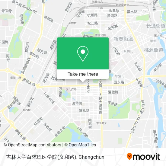 吉林大学白求恩医学院(义和路) map