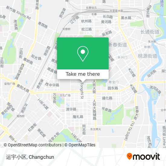 运宇小区 map