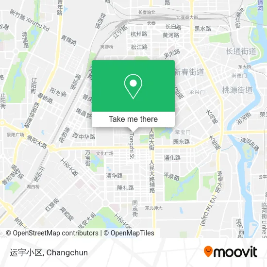 运宇小区 map