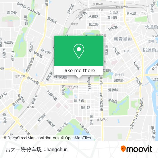吉大一院-停车场 map