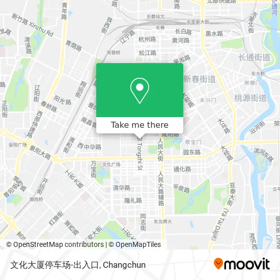 文化大厦停车场-出入口 map