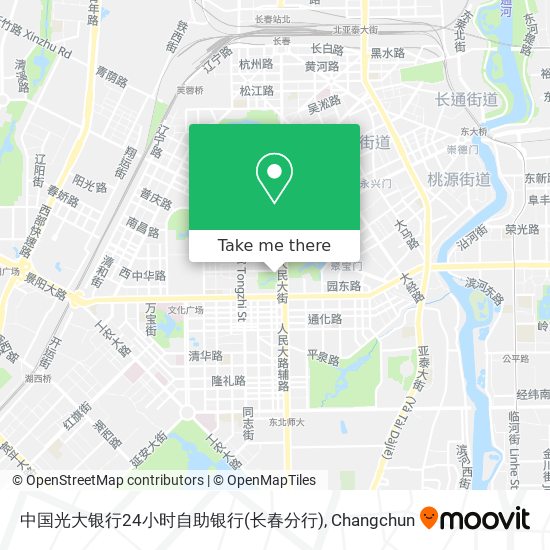 中国光大银行24小时自助银行(长春分行) map