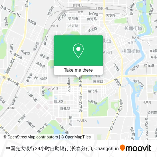 中国光大银行24小时自助银行(长春分行) map