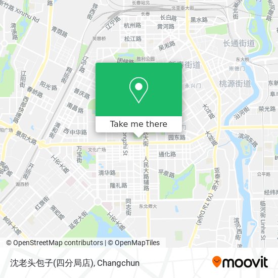 沈老头包子(四分局店) map
