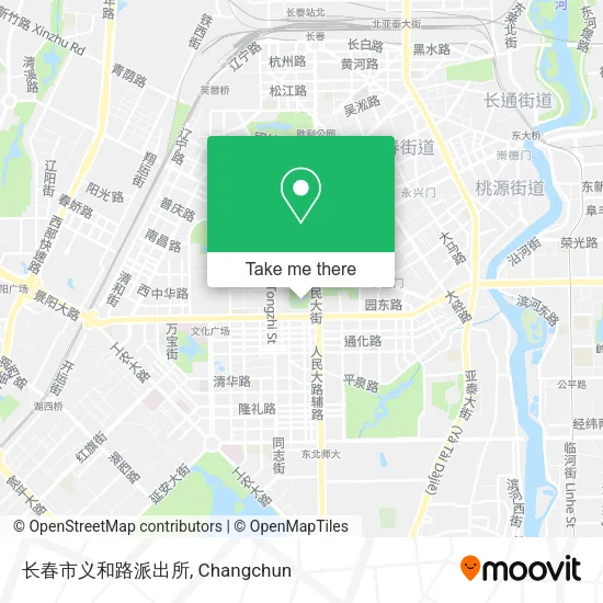 长春市义和路派出所 map