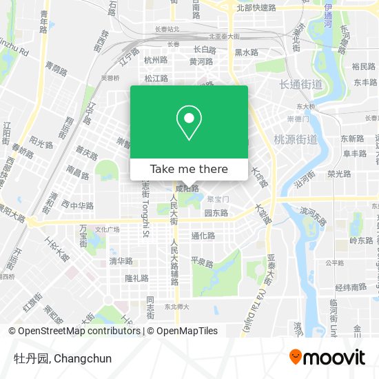 牡丹园 map