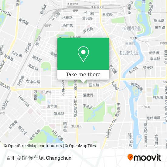 百汇宾馆-停车场 map