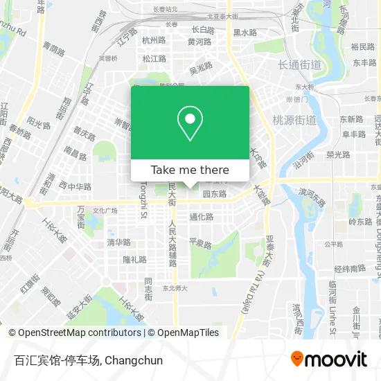 百汇宾馆-停车场 map