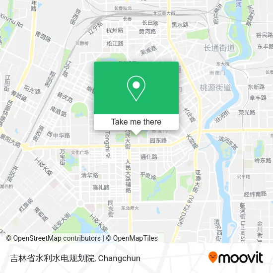 吉林省水利水电规划院 map