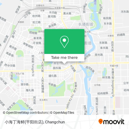 小海丁海鲜(平阳街店) map