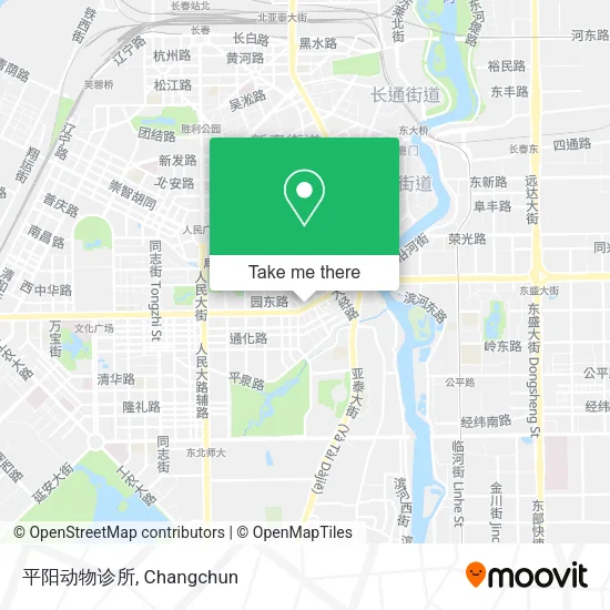 平阳动物诊所 map