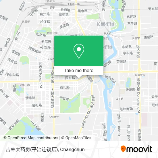 吉林大药房(平治连锁店) map