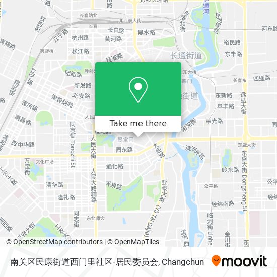 南关区民康街道西门里社区-居民委员会 map