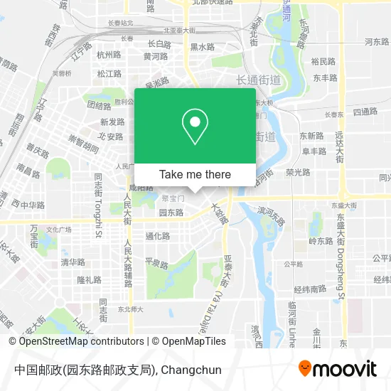中国邮政(园东路邮政支局) map