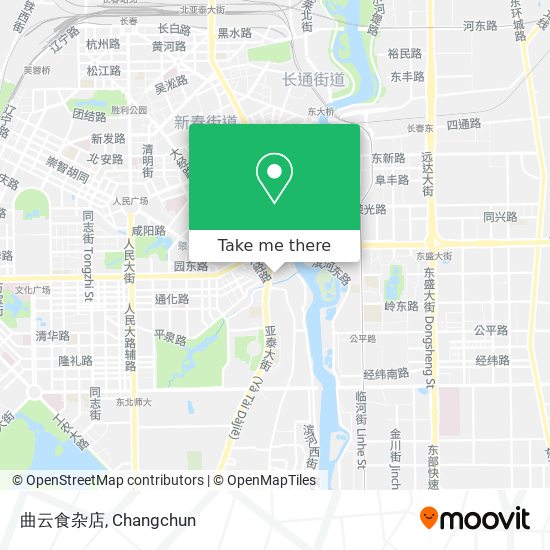 曲云食杂店 map