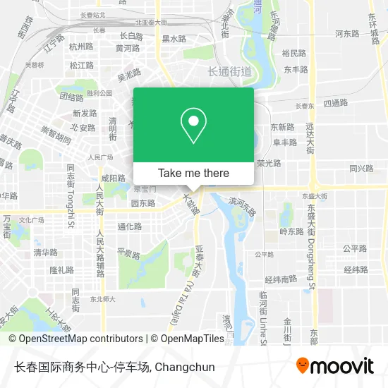 长春国际商务中心-停车场 map