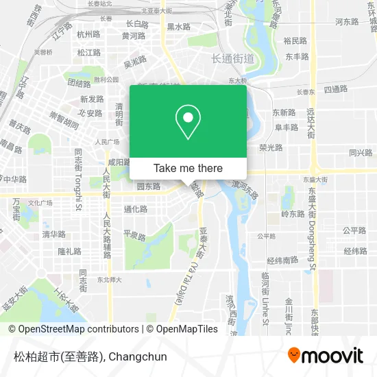 松柏超市(至善路) map