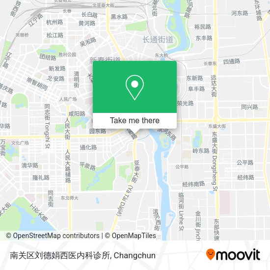 南关区刘德娟西医内科诊所 map